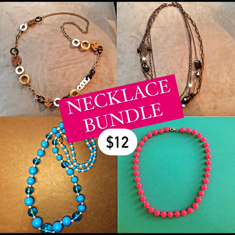 Necklace bundle! 4 necklaces, 1 low price!